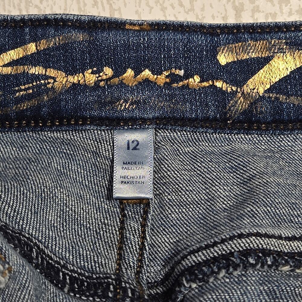 Seven7 Metro Ultra High Rise Skinny Jeans Size 12 Classic Style Classic Logo - Picture 7 of 10